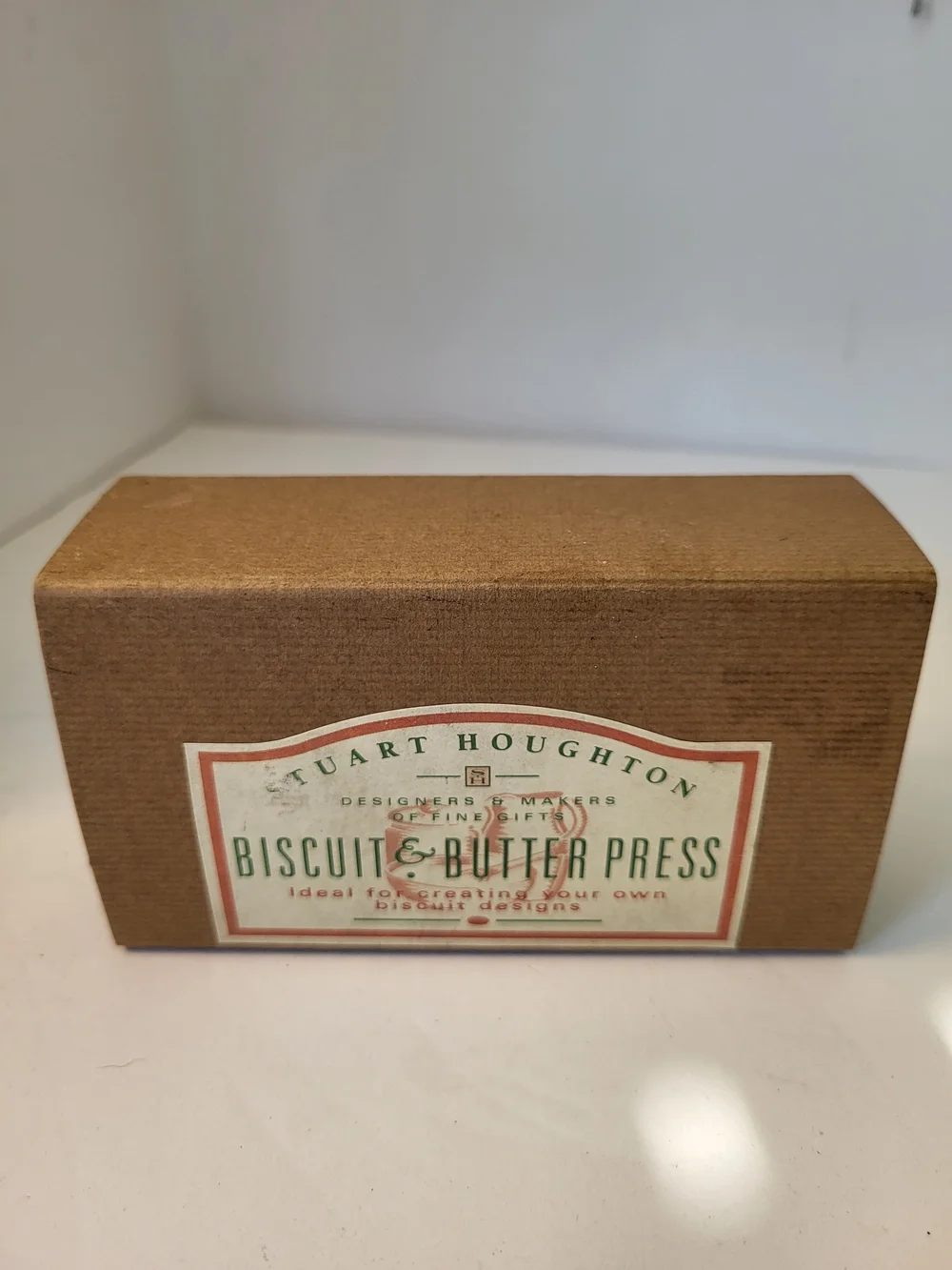 Vintage Stewart Houghten England Biscuit & Butter Press Tudor Rose